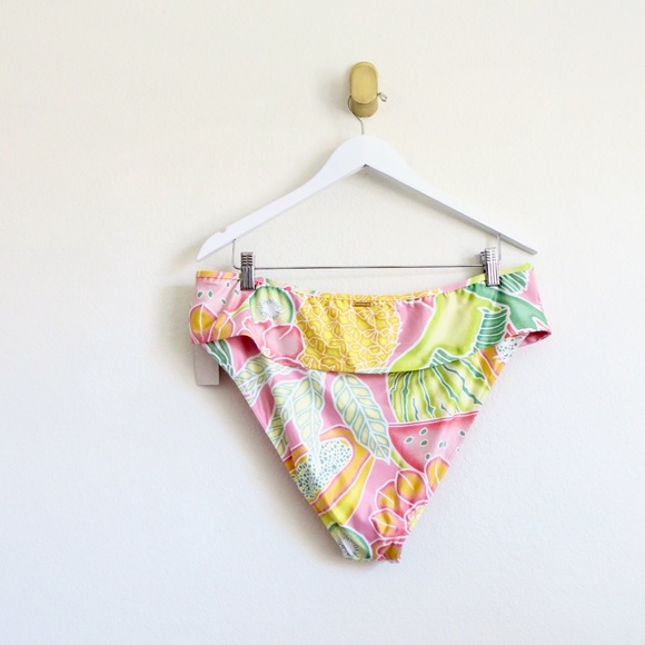 NEW! Kenny Flowers The Bahamas Banded Sporty Bikini Bottom Pink SZ XXL - Picture 13 of 16